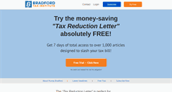 Desktop Screenshot of bradfordtaxinstitute.com